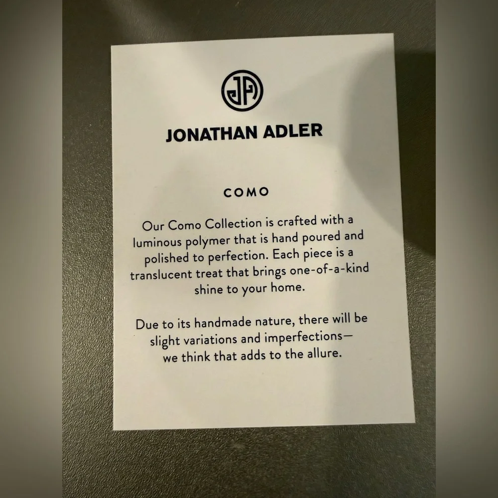 Jonathan Adler Blue and Yellow Como Small Box - Picture 8 of 9